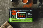 Crocodile Cloth Grill Cleaning Cloths, 15" x 10", 80/Pack (6600-080)