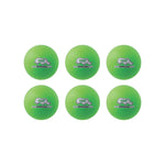 Champion Sports Rhino Skin 6" Foam Dodgeball Set, Neon Green, 6/Set (CHSRXD6NGSET)