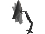 Amer Heavy Duty Curved Monitor Desk Mount Arm, Up to 49" Monitor, Black (AMR1UC)