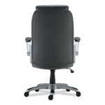 Alera® Leithen Series All Adjustable Arm Leather Computer and Desk Chair, Gray (ALELT4219)