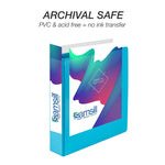 Samsill Durable 2" View Binders, D-Ring, Made in USA, Assorted Fashion Colors, 4/Pack (MP46469)