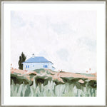 Amanti Art House on a Hill II by Emma Scarvey Wood Framed Wall Art Print, 33" x 33" (A42675543143)