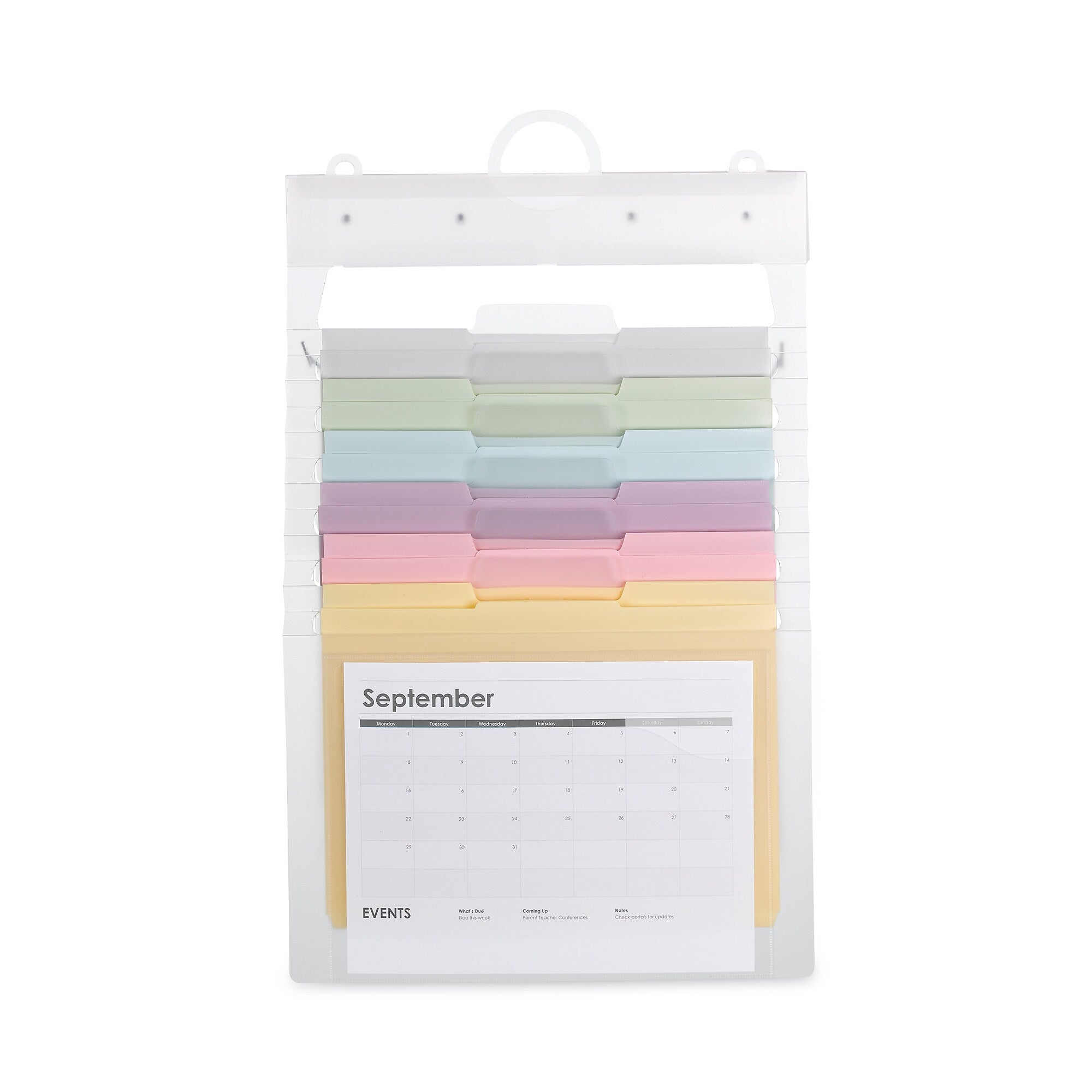 Smead Cascading Wall Organizer, 6 Sections, Letter Size, 14.25" x 24.25",
