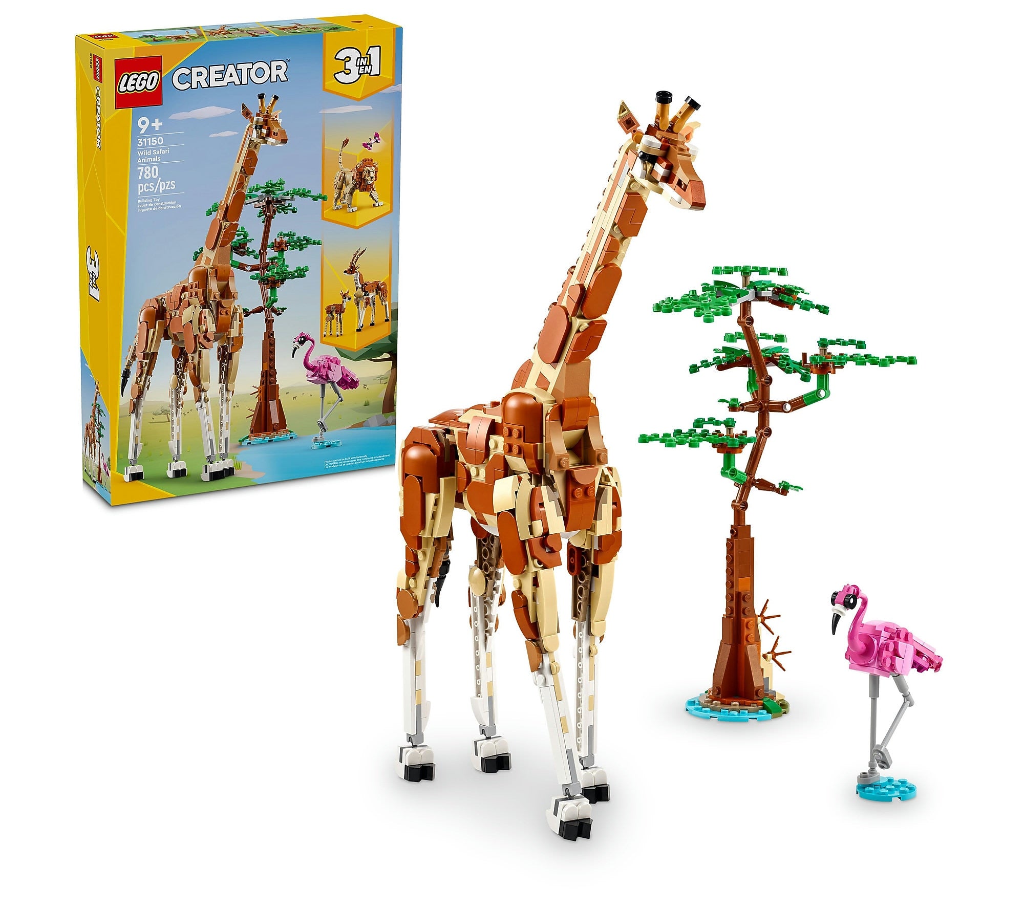 LEGO Creator Wild Safari Animals, 780 Pieces (31150)