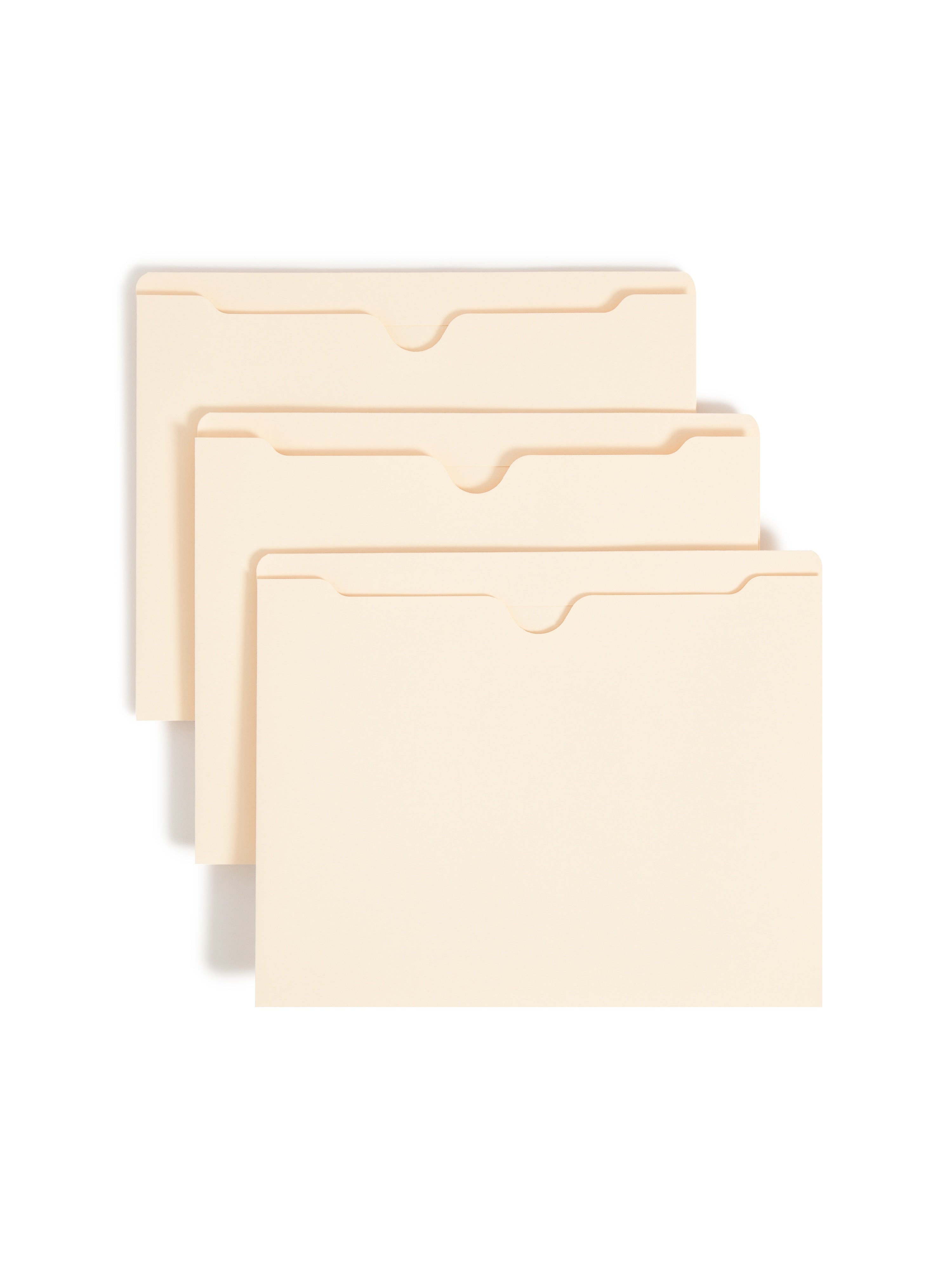 Smead Recycled Reinforced File Jacket, 2" Expansion, Letter Size, Manila, 50/Box (75560)