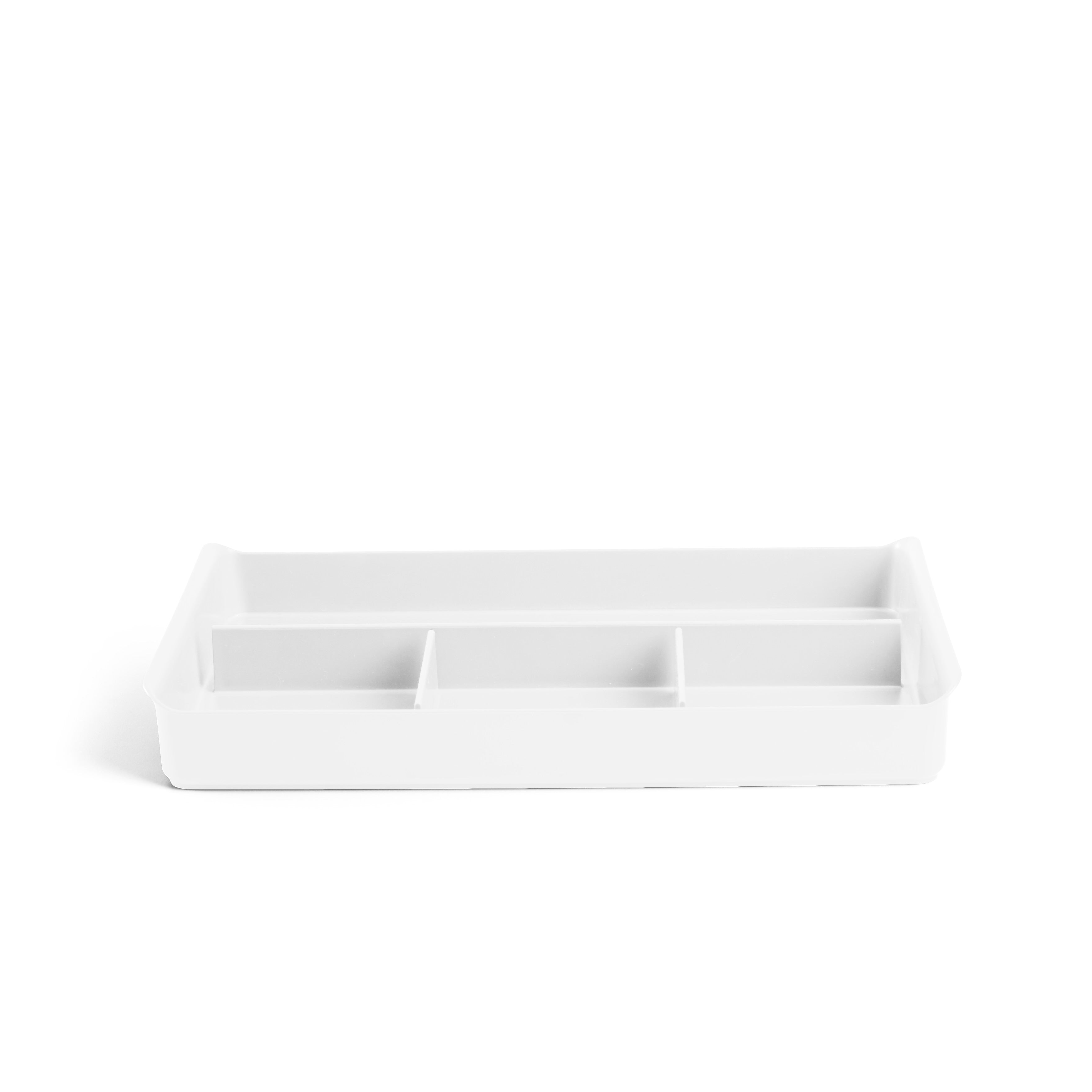 Poppin The Get-It-Together Polystyrene Drawer Organizer, White (105085)
