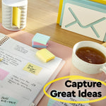 Post-it Notes, 3" x 3", Canary Collection, 100 Sheet/Pad, 12 Pads/Pack (654-12YW)