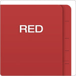 Pendaflex Heavy Duty Pressboard Classification Folder, 2-Dividers, 2 1/2" Expansion, Letter Size, Red, 10/Box (H1250R)