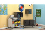 Luxor Lockable 10-Unit Modular Charging Cabinet, Black Steel (LLMC10)