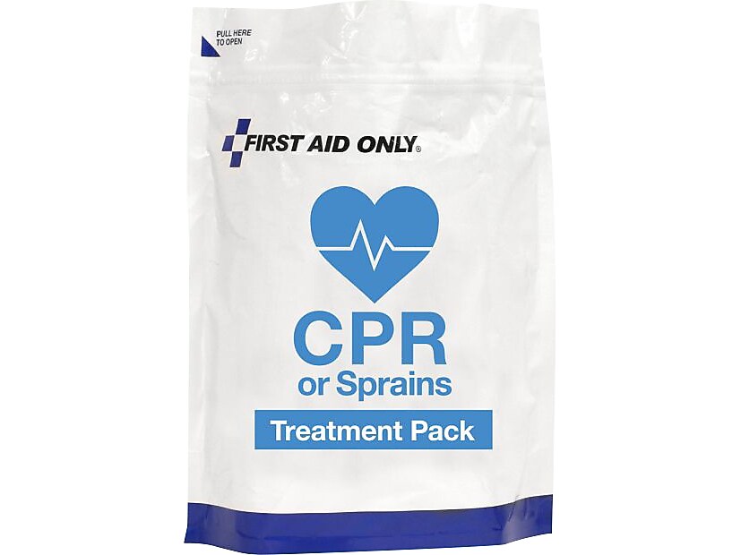 First Aid Only 9-Piece CPR & Sprains Treatment Pack (91165)