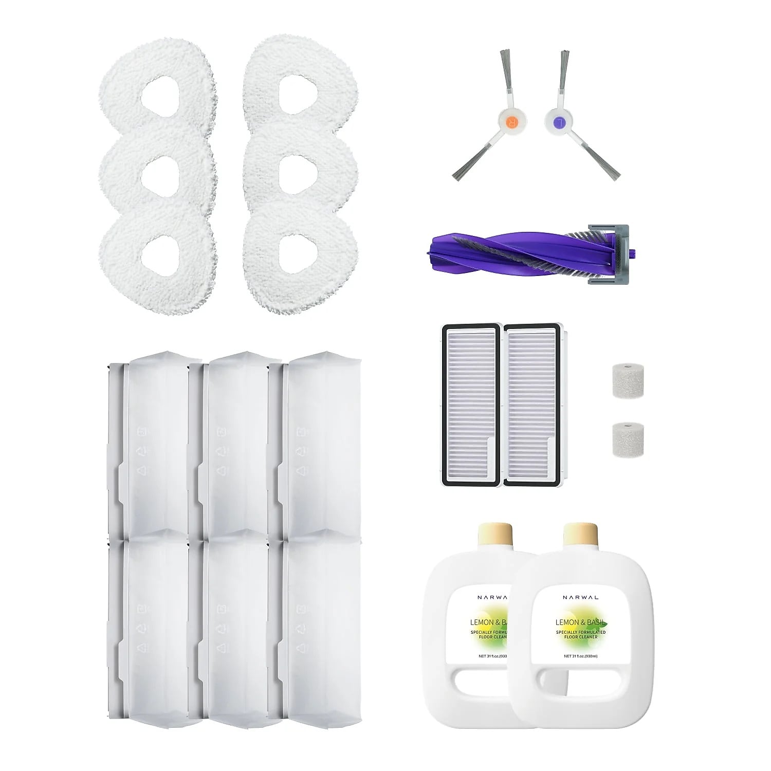 NARWAL Accessories Pack For Narwal Freo X Ultra Robot Liquid Floor Cleaner (CPPJA000930000)