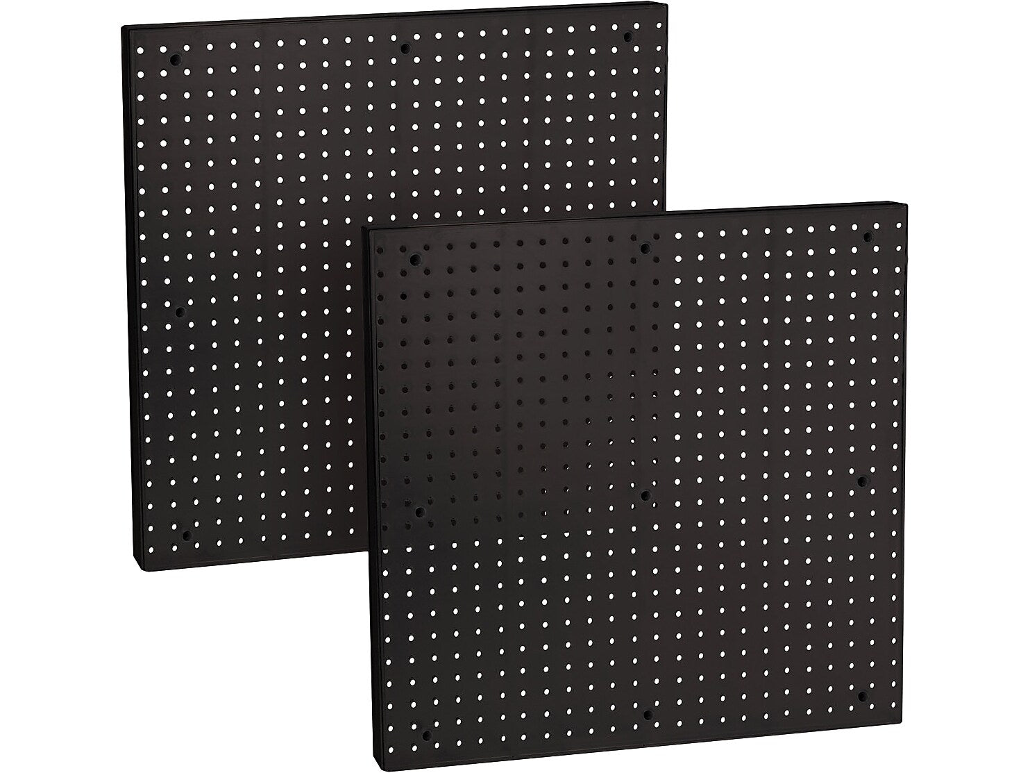 Azar 24" x 24" Pegboard Wall Panel, Black, 2/Pack (772424-BLK-2PK)