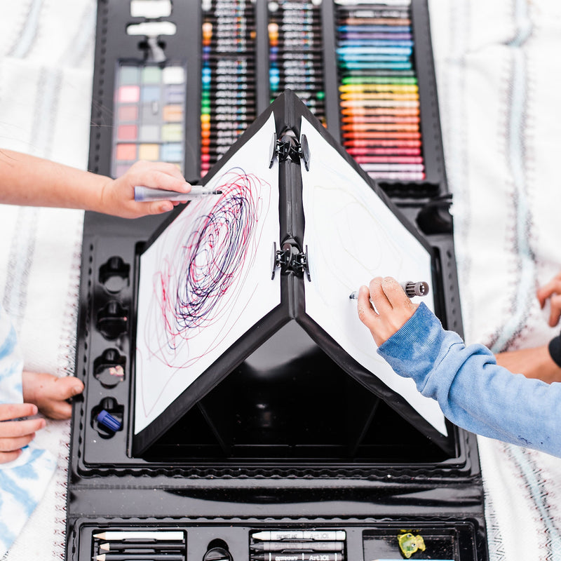 Art 101 Doodle and Draw Art Set, Assorted Colors, 179/Pack (30175MB)