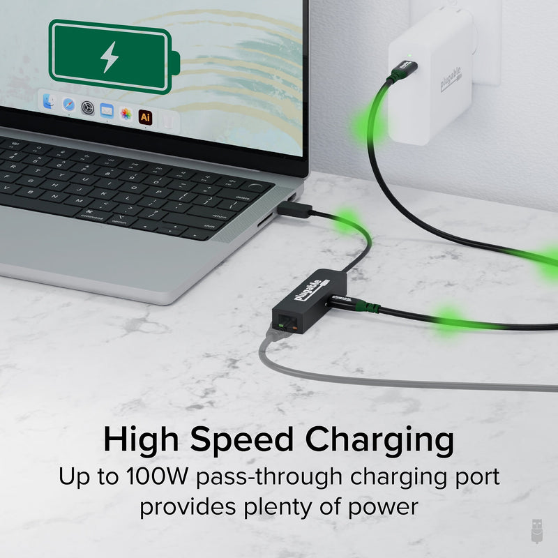 Plugable USB-C Gigabit Ethernet Adapter (USBC-E2500PD)