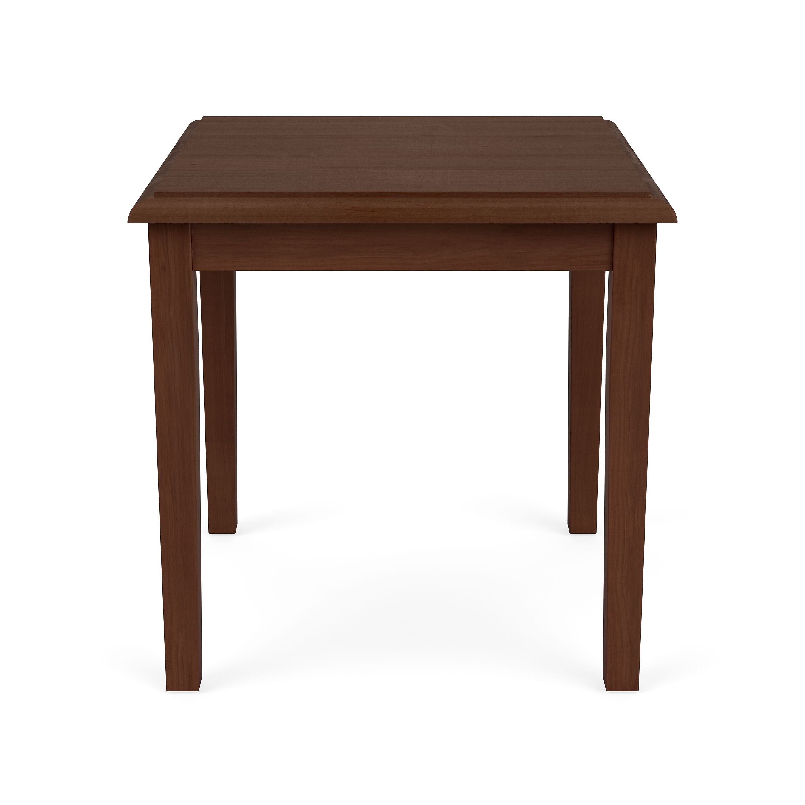 Lesro Lenox Wood 20"W x 20"D Wooden Nesting End Table, Walnut (LW0620.WWL)