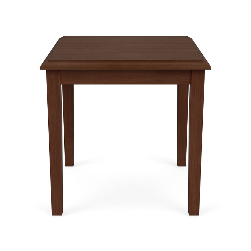 Lesro Lenox Wood 20"W x 20"D Wooden Nesting End Table, Walnut (LW0620.WWL)