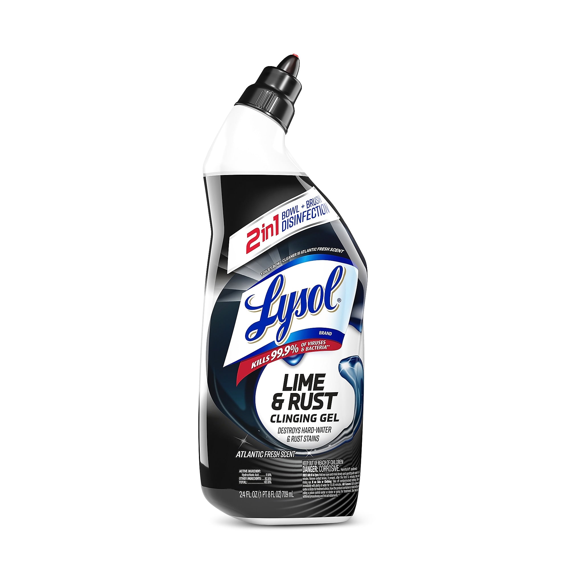 Lysol Toilet Bowl Cleaner Lime and Rust Remover, 24 Oz. (1920098013X)