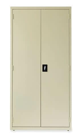 OIF 72"H Steel Storage Cabinet with 5 Shelves, Putty (CM7218PY)