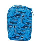 L.L.Bean Insulated Lunch Bag, 3-Compartment, Glacier Blue Shark, 150 oz. (1000281523)