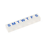 Medline 7-Day Pill Organizer, Clear, 6/Pack (NON36630)
