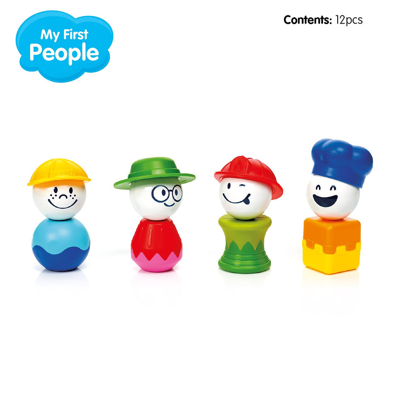 SmartMax My First People Playset, 12 Pieces/Set (SMX235US)