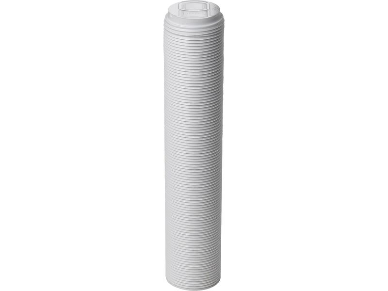 Dixie Reclosable Polypropylene Lid, 10/12/16/20 oz. Cup, White, 1000/Carton (DSL9542)