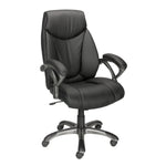 Workplace2.0™ Ramsey Ergonomic Bonded Leather Swivel Manager Chair, Black (ST62216)