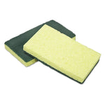 AbilityOne SKILCRAFT Cellulose Scrubber Sponge, Yellow, 3/Pack (NSN6634340)