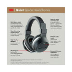 3M™ Quiet Space Headphones, Black