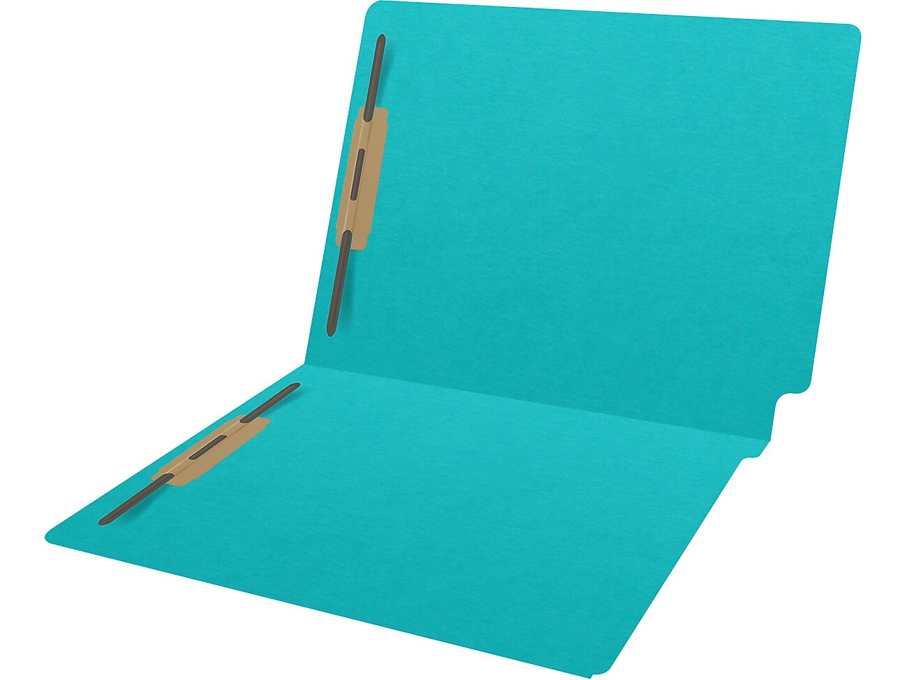 Medical Arts Press Heavy-Duty End Tab File Folder, Straight Cut, Letter Size, Light Blue, 40/Box (S-09459-LBL)