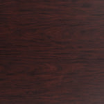 NPS CT Series 36" Round 36" Height Cafe Table, X Base, Grey Frame/Mahogany Top (CTG13636XCPBTMMY)