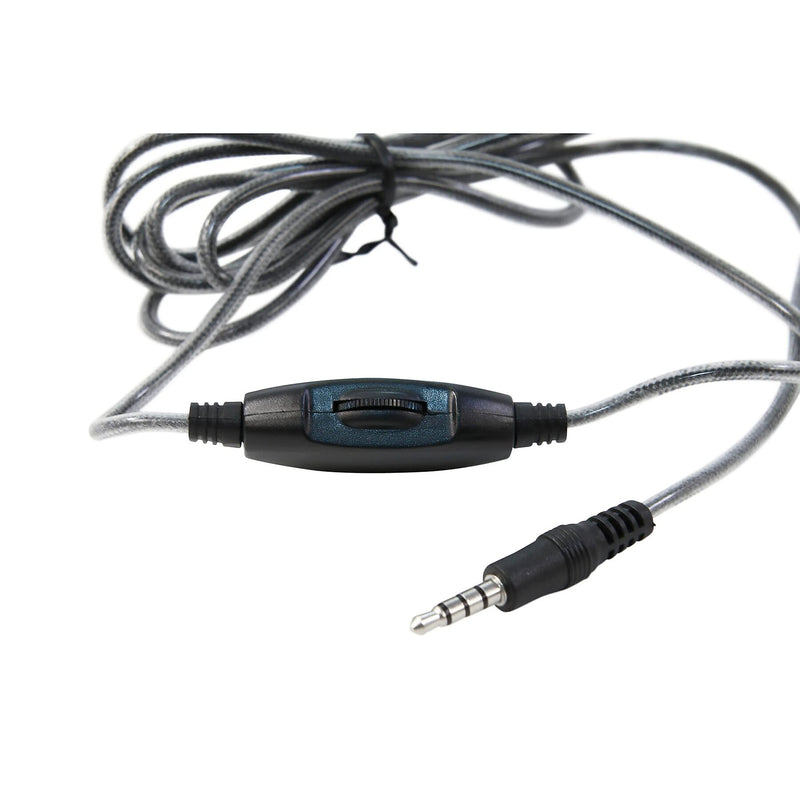 Califone KH-08 On-Ear Headset Headphones, Black (CAFKH08GTBK)