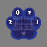 Full Color Magnetic Sign, Paw Print, Vertical, 5" x 4.60"