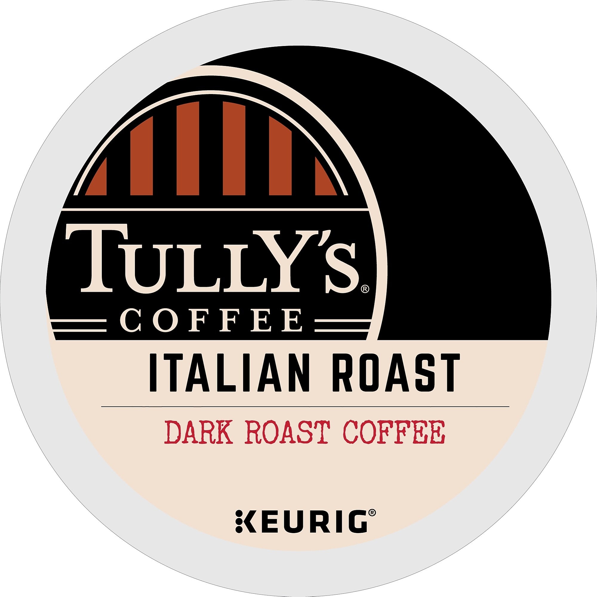 Tully's Coffee Italian Coffee Keurig® K-Cup® Pods, 96/Carton (GMT193019CT)