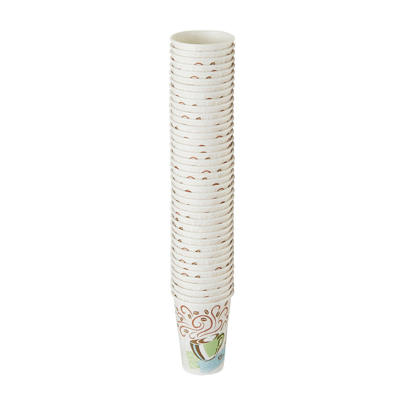 Dixie PerfecTouch Insulated Paper Hot Cups, 12 oz., Coffee Haze, 1000/Carton (5342CD)