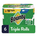 Bounty Select-A-Size Triple Paper Towels, 2-Ply, 123 Sheets/Roll, 6 Rolls/Carton (80799721)