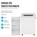 IDEAL 4001 P-5 Security 16 Sheet Cross Cut Multi-Media Commercial Shredder (IDEDSH0323H)