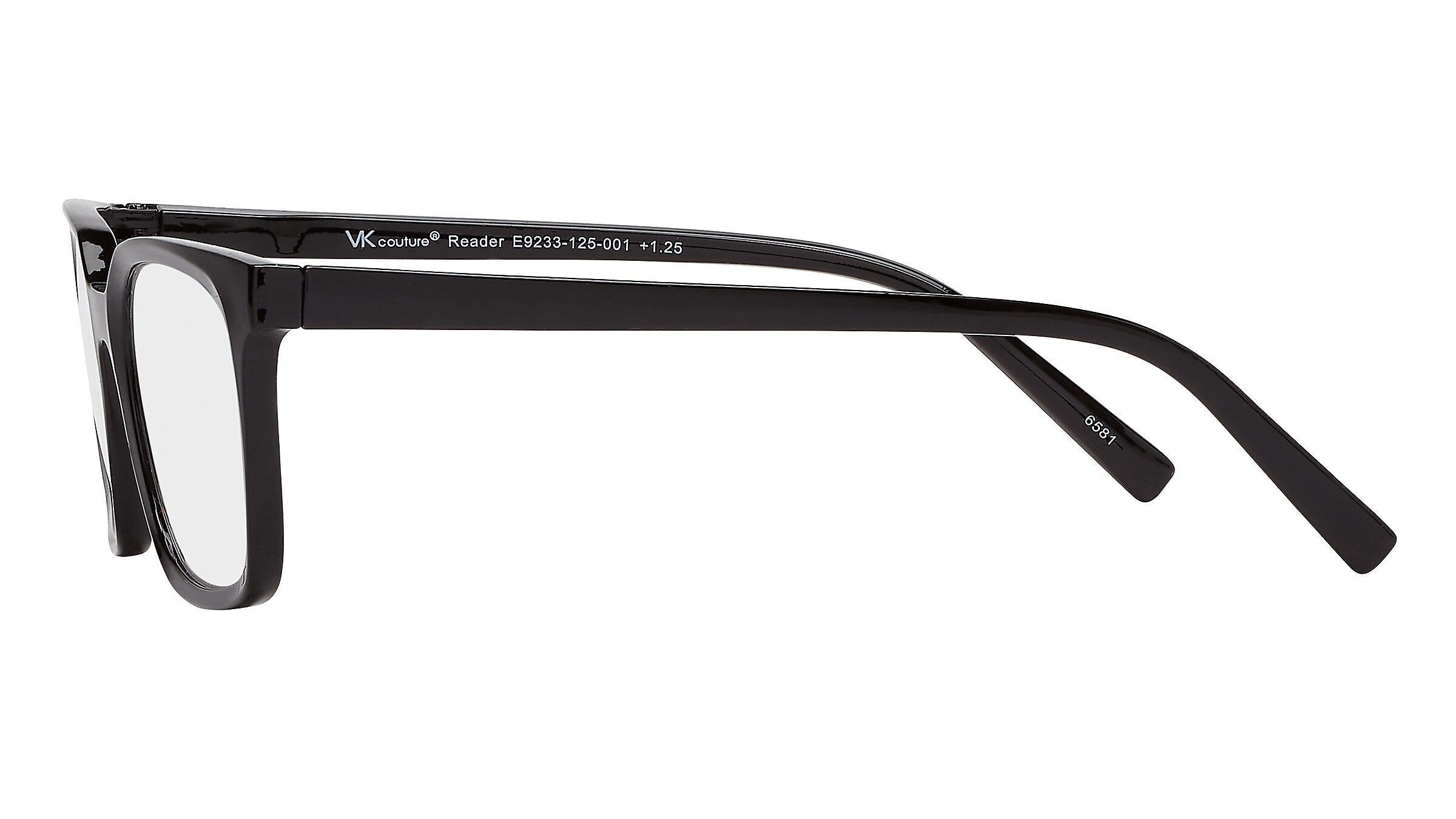 SAV VK Couture Vera +2.00 Reading Glasses, Black (E9233)