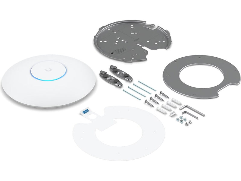 Ubiquiti U7 Pro AX 5.7 Gbps Tri Band PoE WiFi 7 Access Point, White (U7-PRO-US)