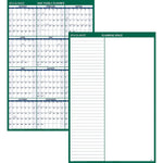 2026 AT-A-GLANCE 32" x 48" Yearly Dry Erase Wall Calendar, Reversible, White/Green (PM310-28-26)