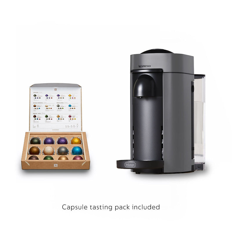De'Longhi Nespresso VertuoPlus Coffee & Espresso Machine Combination, Gray (ENV150GY)