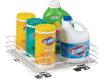 Household Essentials Glidez Steel Storage Organizer, White (1516-1)