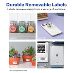 Avery Laser/Inkjet Square Multipurpose Labels, 2" x 2", White, 96 Labels/Pack (94107)