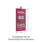 The Bright Tea Co. English Breakfast Black Tea, Flavia Freshpacks, 100/Carton (MDRB507)