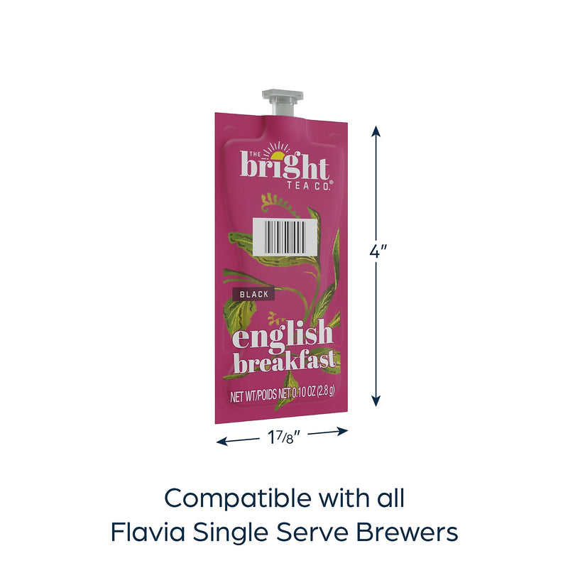 The Bright Tea Co. English Breakfast Black Tea, Flavia Freshpacks, 100/Carton (MDRB507)