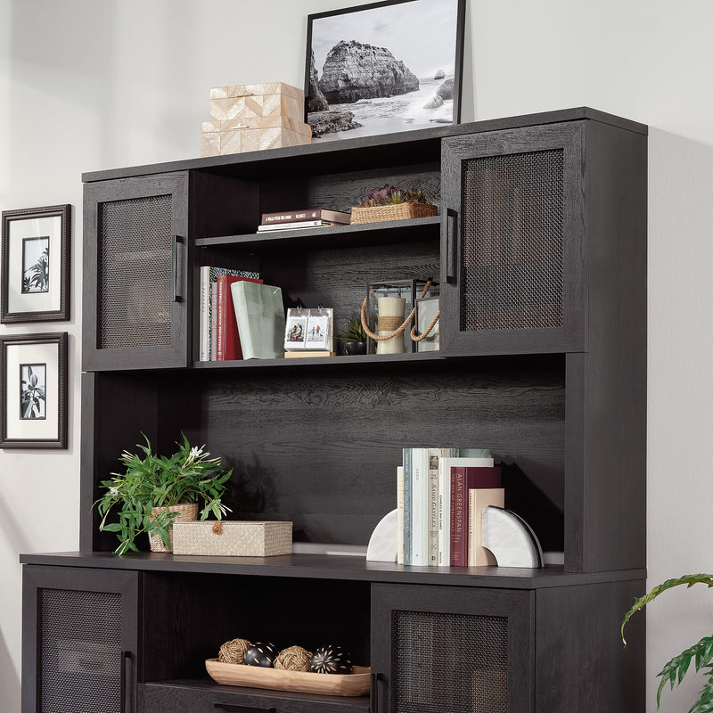 Sauder Tiffin Line 66"W Desktop Hutch, Raven Oak (433264)