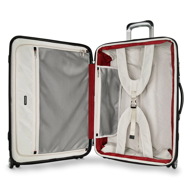 Ricardo Beverly Hills Rodeo Drive 2.0 25" Hardside  Suitcase, 8-Wheeled Spinner, Black (098-25-BLK-4VP)