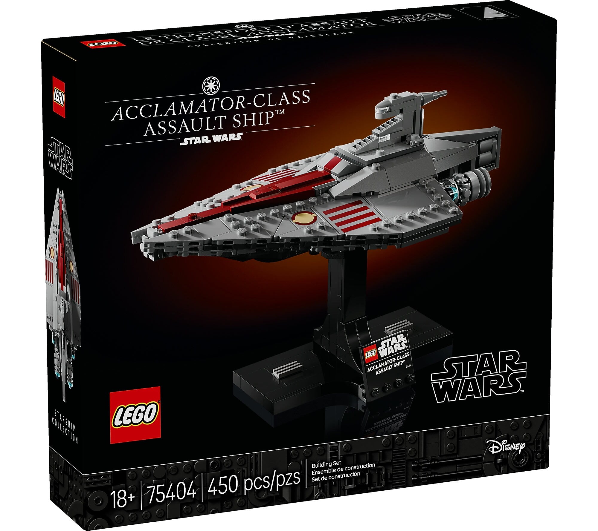 LEGO Star Wars Acclamator-Class Assault Ship, 450 Pieces (75404)