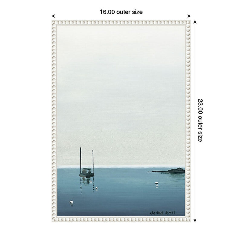 Amanti Art Calm Waters by Jen Eitel Framed Canvas Wall Art Print, 16" x 23" (A42678300028)