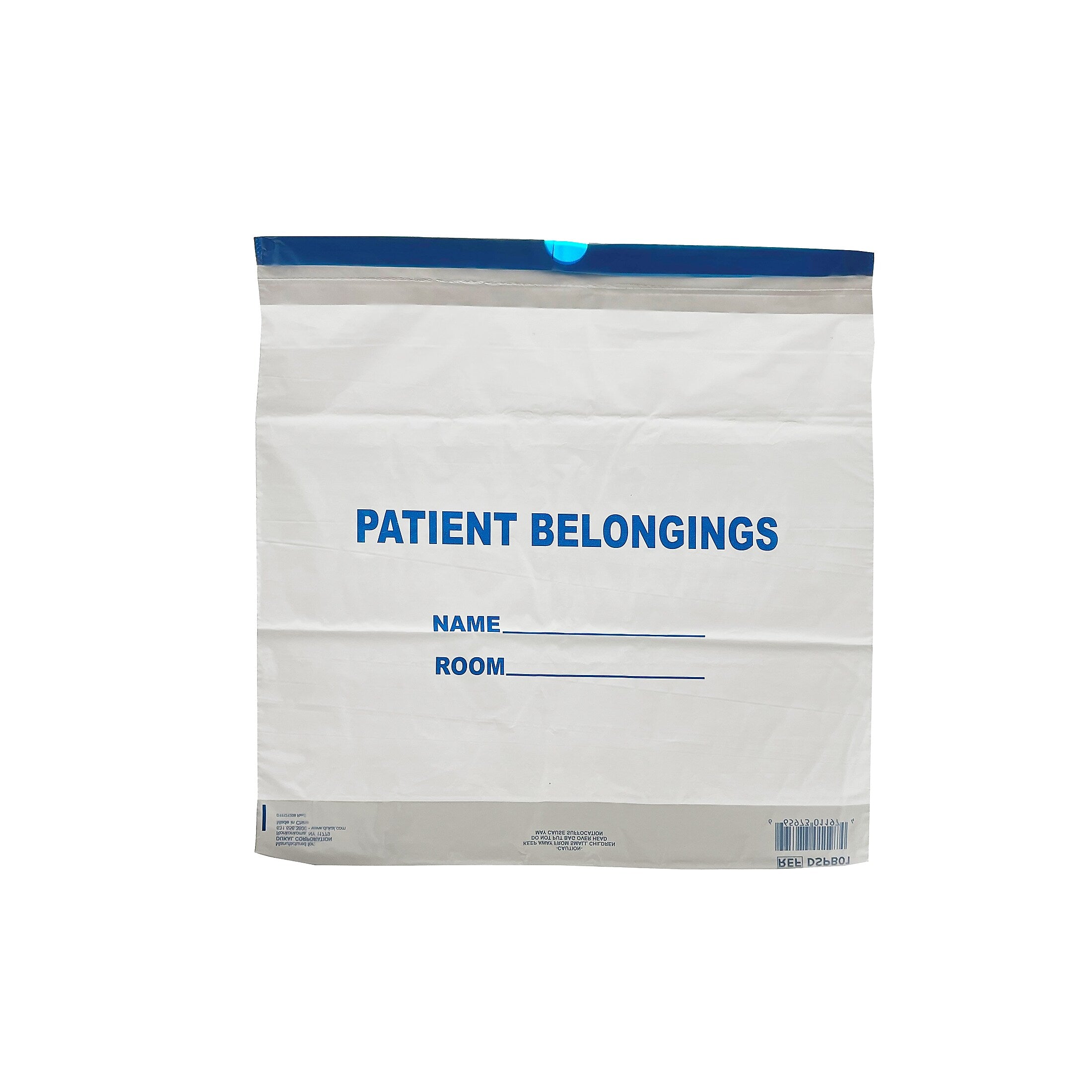 Patient Belonging Bags 20" x 20", White